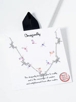 Dainty Dragonflies Station Necklace