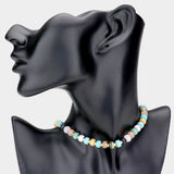 Rylan Beaded Necklace - Turquoise