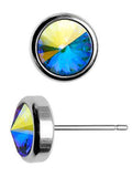 AB Aurora Borealis Crystal Made With Swarovski Elements Earrings