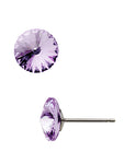 Crystal Violet Earrings Crystal Swarovski Elements 