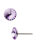 Crystal Violet Earrings Crystal Swarovski Elements 