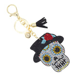 Day of the Dead - Día de los Muertos - Sugar Skull Keychain - Male