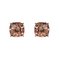 Designer Inspired Glitter Square Stud Fashion Earrings